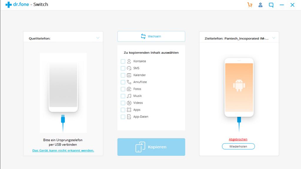 Wondershare Dr. Fone für iOS Toolkit (1 Jahr / 5 Geräte) - PC