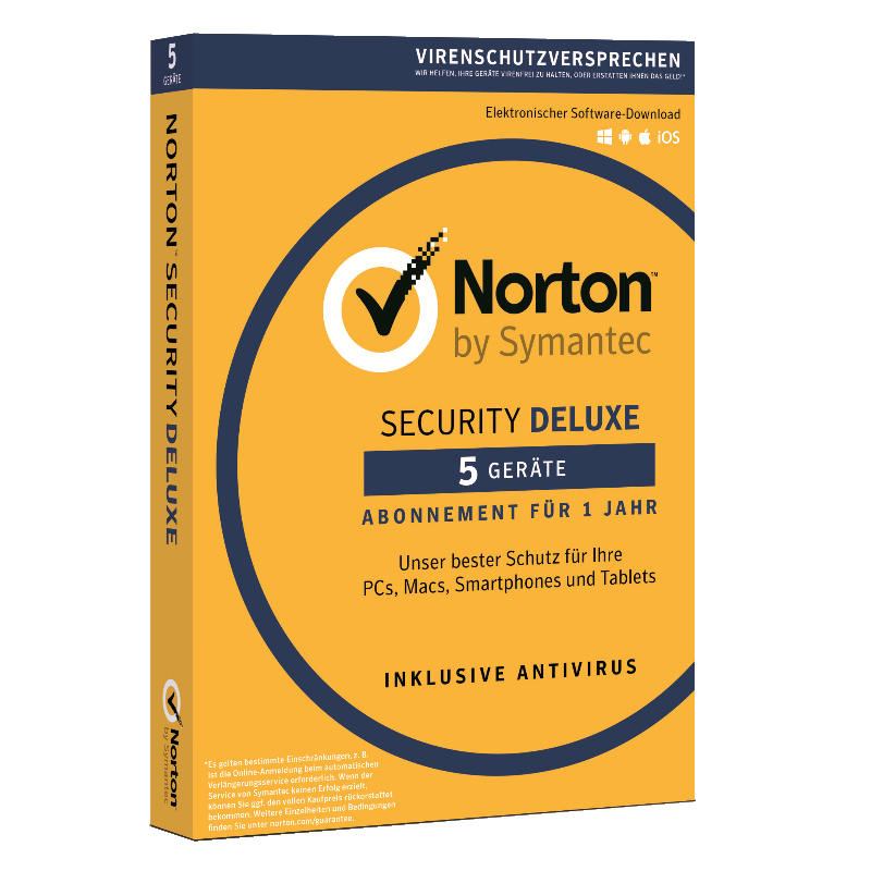 Symantec Norton Security Deluxe 3.0, [2020 Edition]