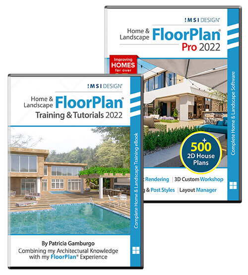 FloorPlan 2022 Pro & Training Bundle - Windows Version, English