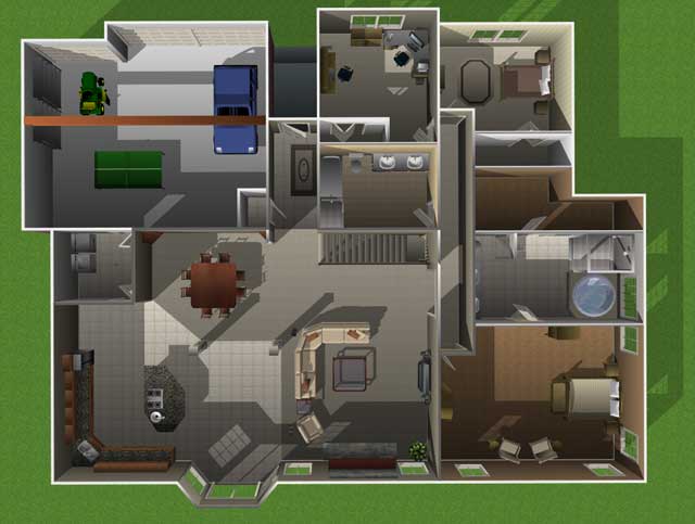 TurboFloorPlan 3D Home & Landscape Deluxe 2017, English