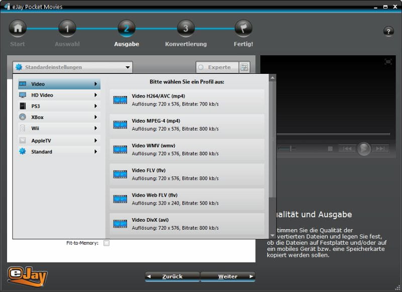 eJay Pocket Movies für USB