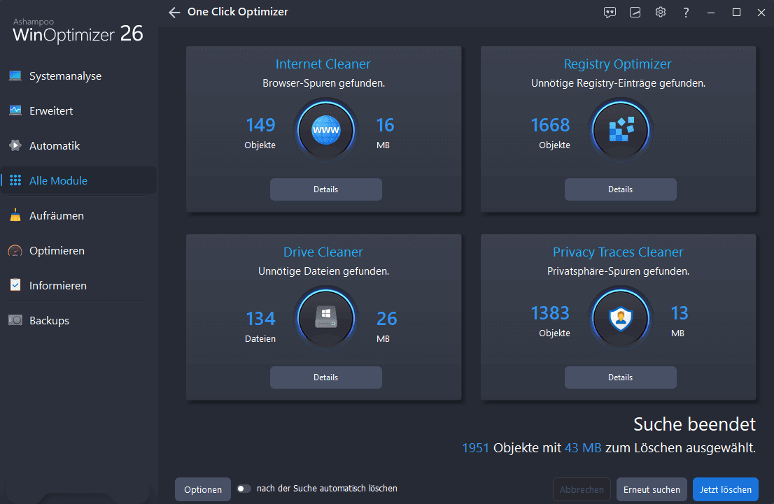 Ashampoo WinOptimizer 26