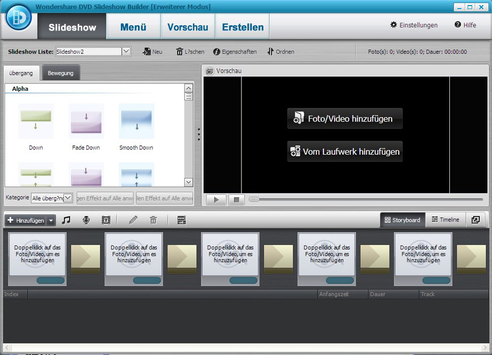 Wondershare DVD Slideshow Builder HD-Video Deluxe