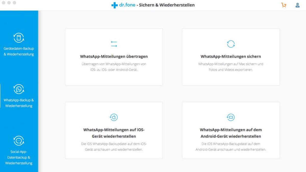 Wondershare Dr. Fone für iOS Toolkit (1 Jahr / 5 Geräte) - Mac