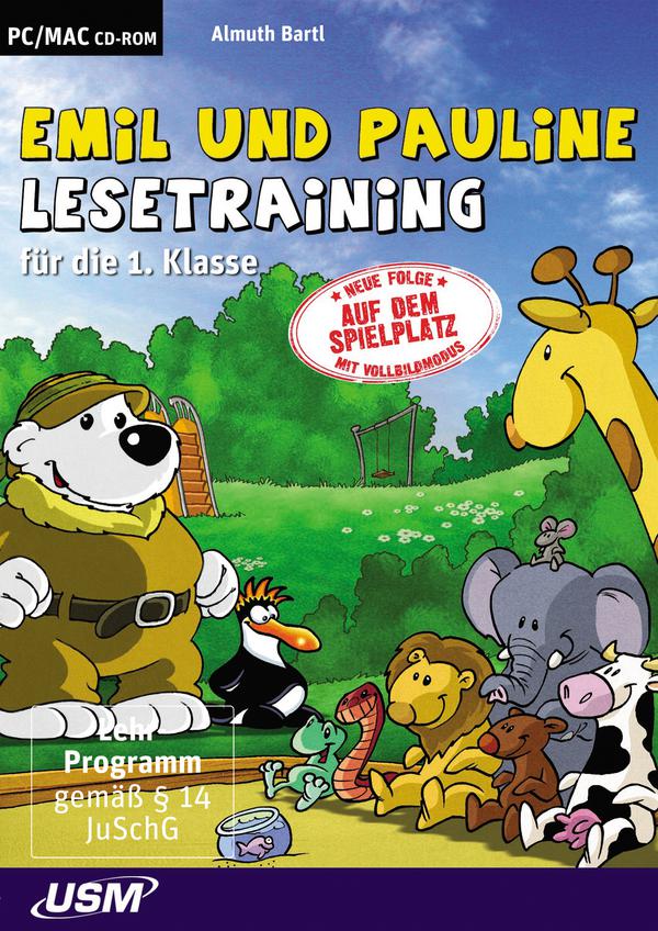 Emil und Pauline auf dem Spielplatz