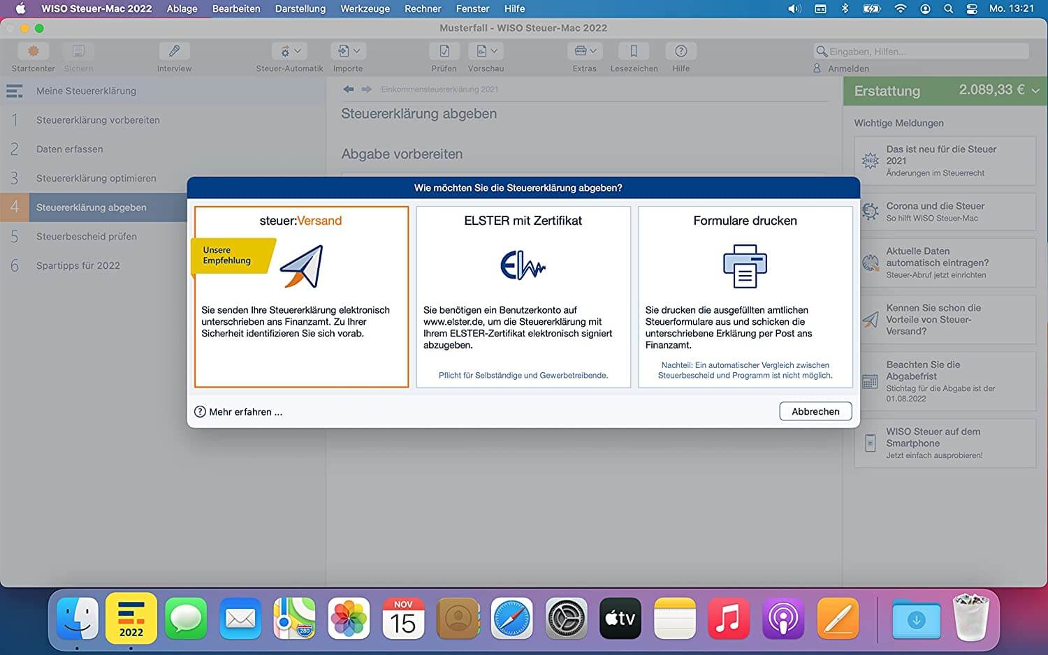 WISO steuer:Mac 2022
