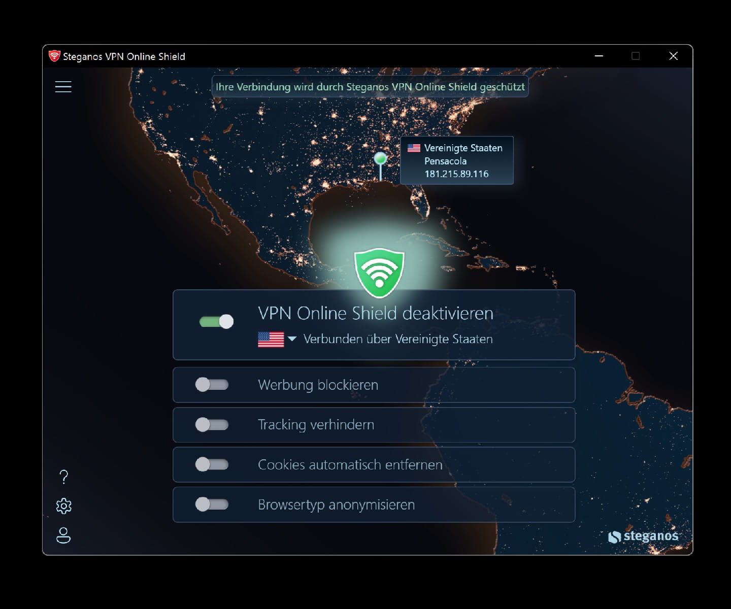Steganos VPN Online Shield 2024