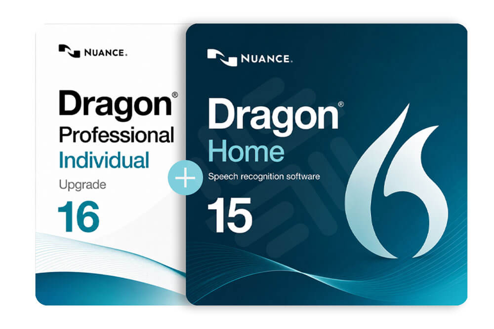 Nuance Dragon Professional Individual 16 Upgrade + Dragon Home 15