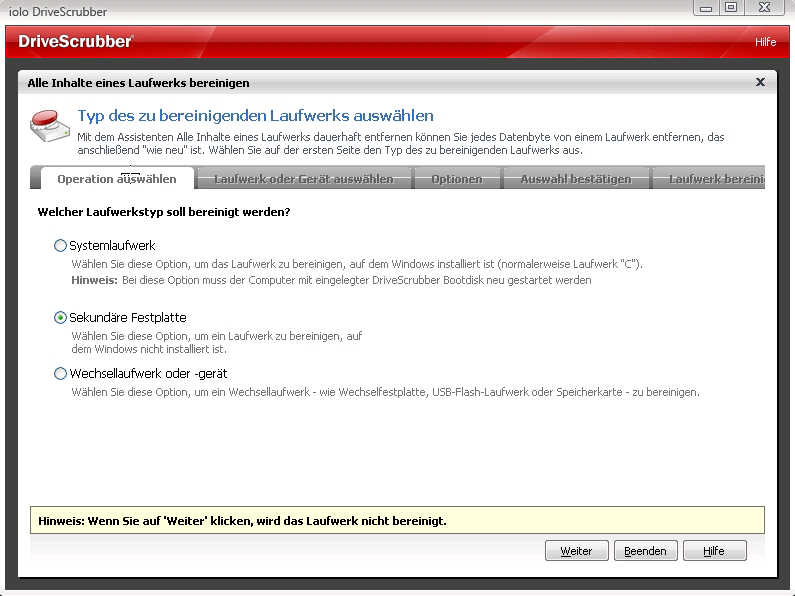 IOLO Drive Scrubber Da­ten­ver­nich­ter Voll­ver­si­on Download