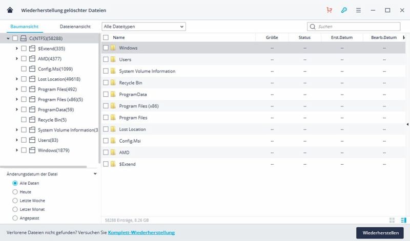 Wondershare Recoverit Essential für MAC
