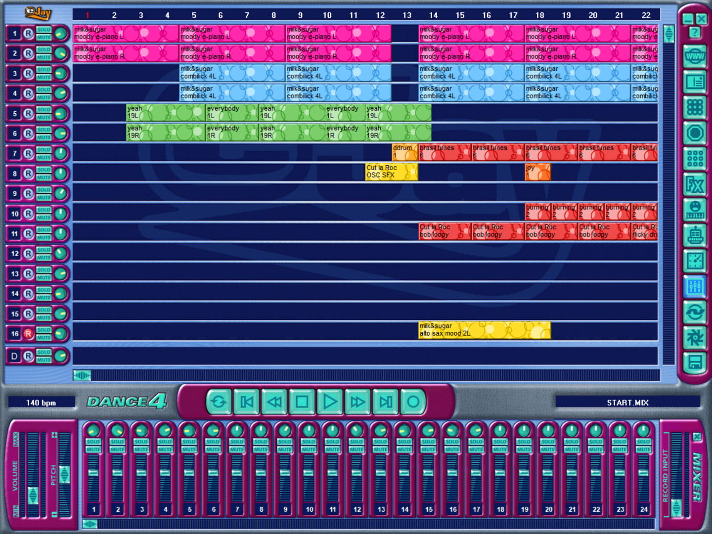 eJay Dance 4 Club Machine