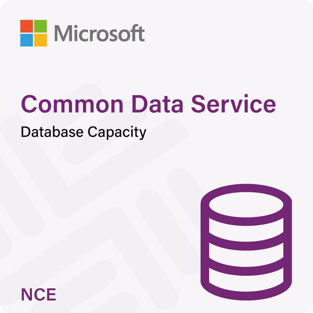 Common Data Service Database Capacity (NCE)