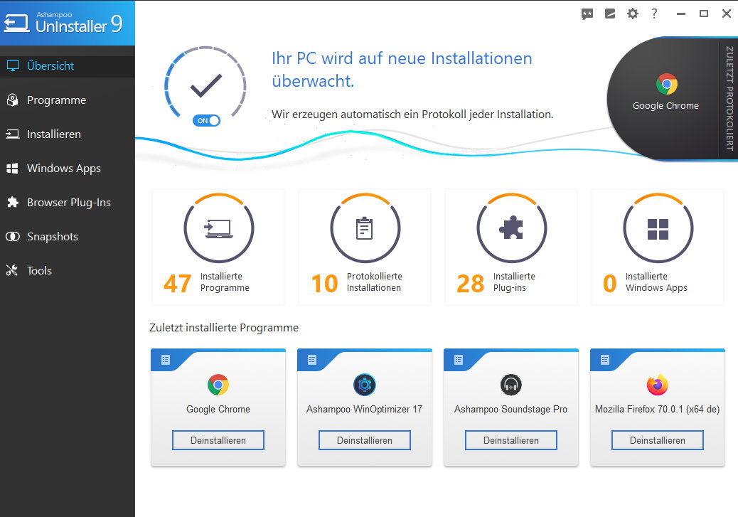 Ashampoo UnInstaller 9 Download