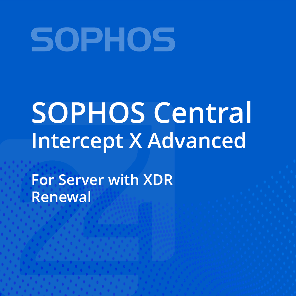 SOPHOS Central Intercept X Advanced for Server with XDR - Renewal