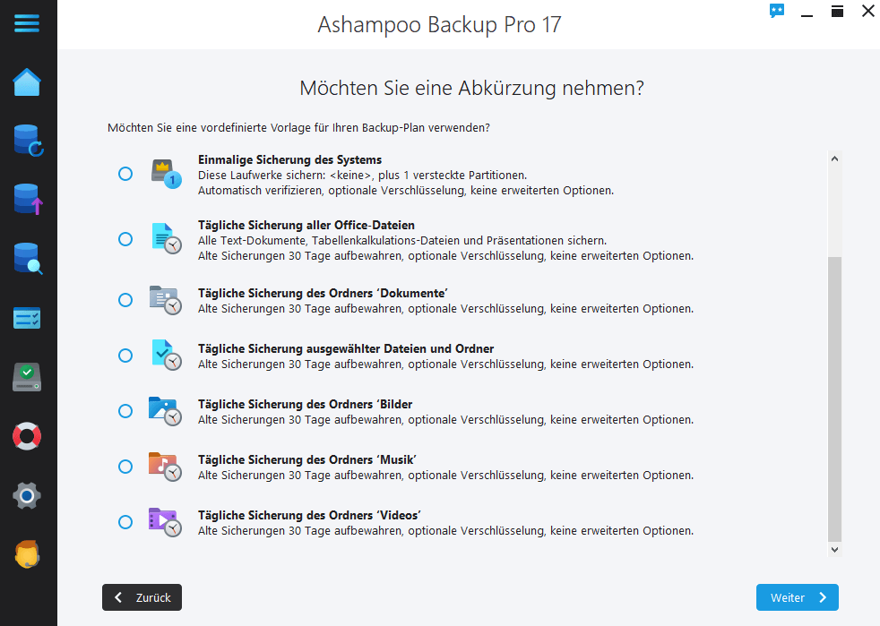 Ashampoo Backup Pro 17