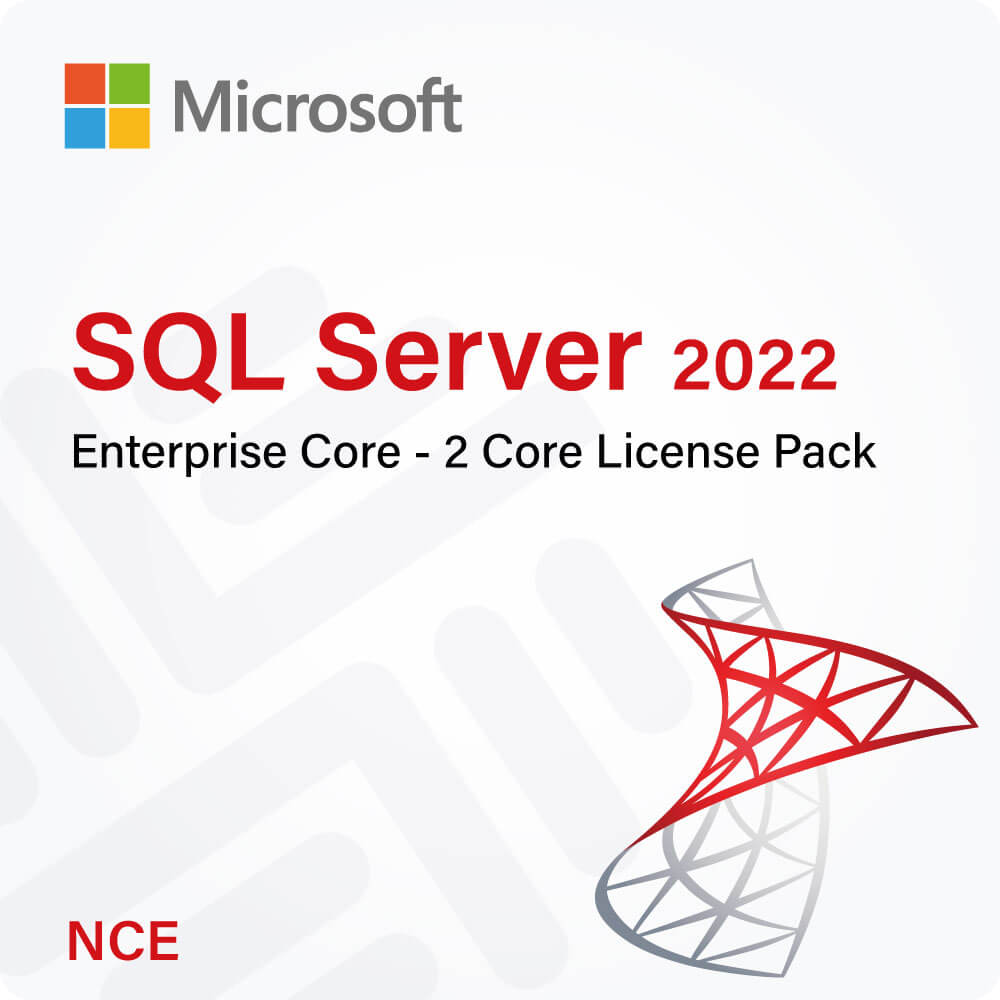 SQL Server 2022 Enterprise Core - 2 Core License Pack (NCE)