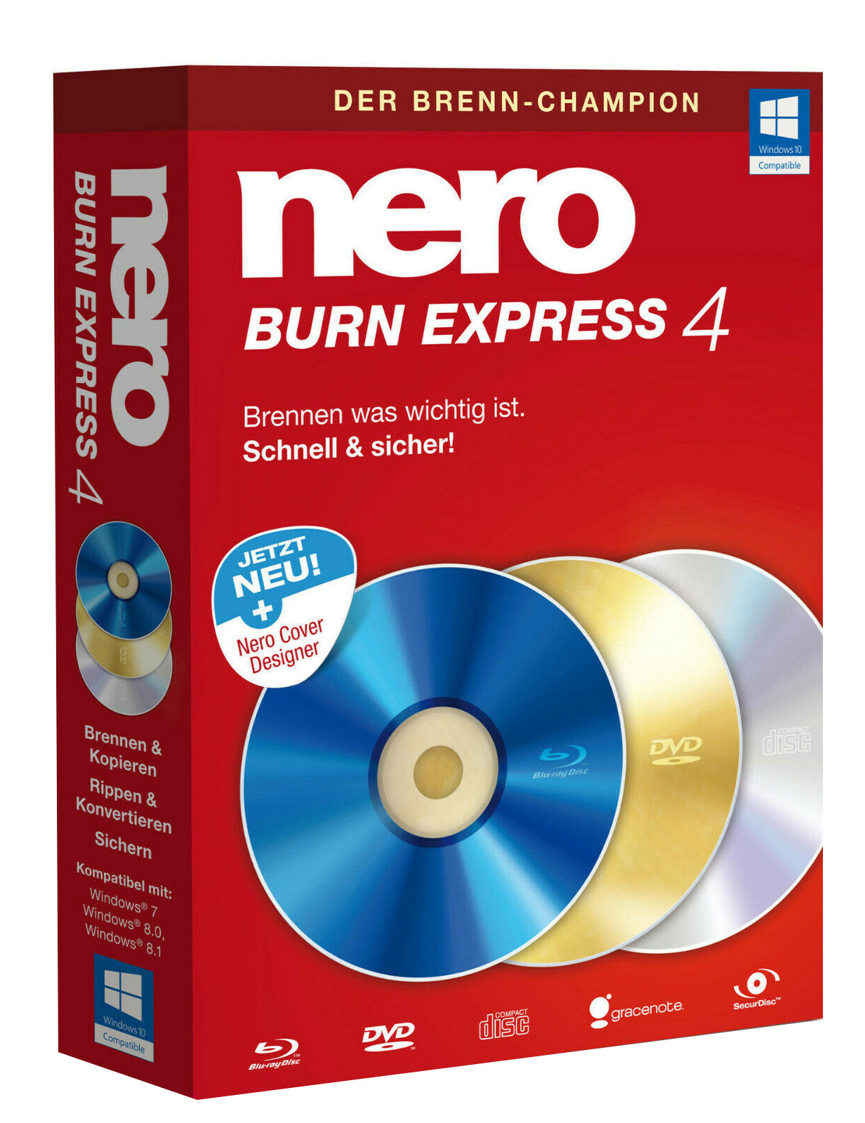 Nero Burn Express 4, 1 User, Win