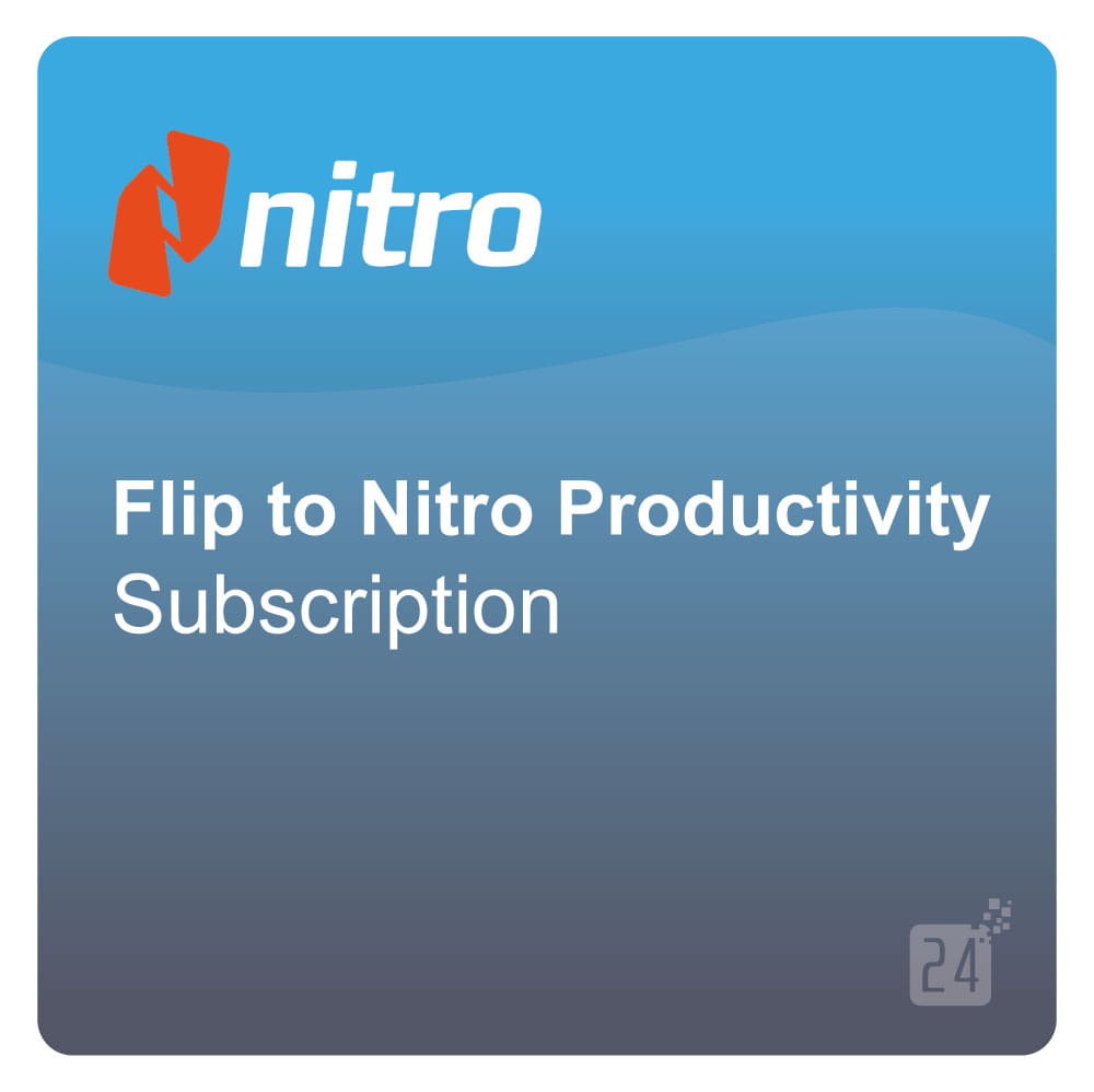 Nitro Flip to Nitro Productivity Subscription ML ESD