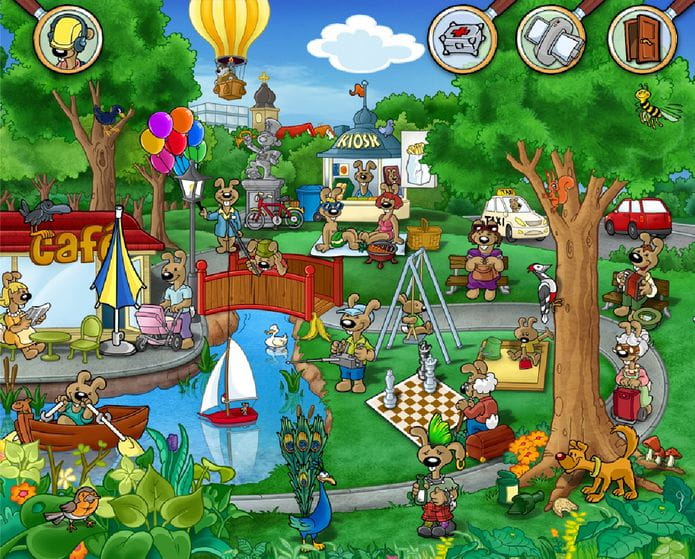 USM Emil und Pauline in der Stadt