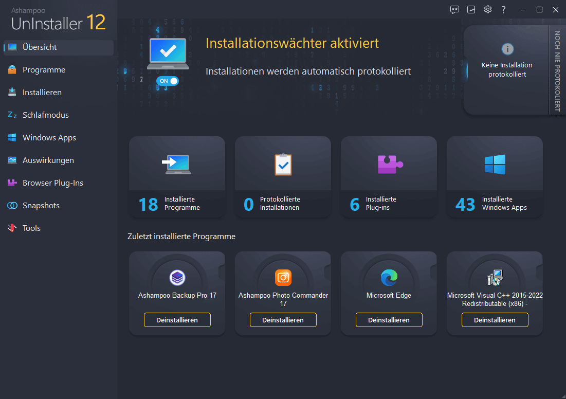 Ashampoo UnInstaller 12