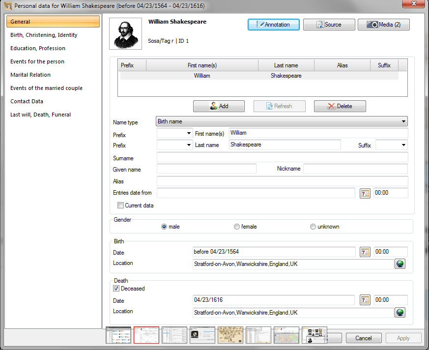 Family Tree Explorer
