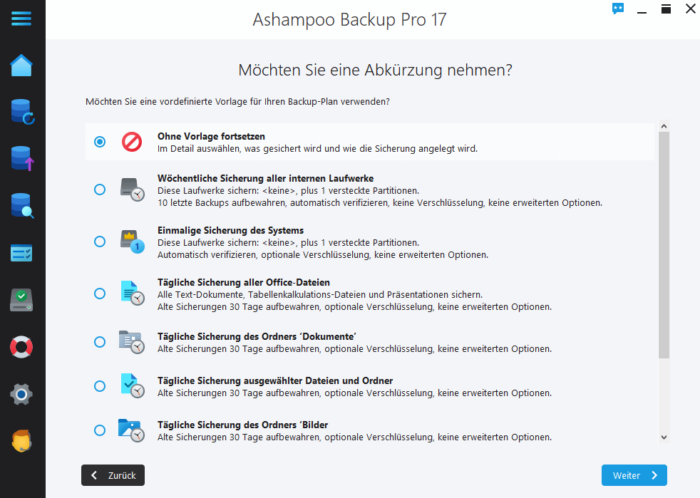 Ashampoo Backup Pro 17