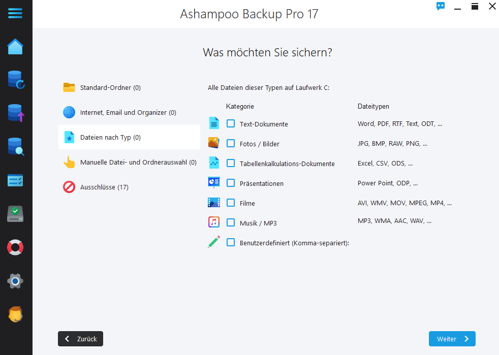 Ashampoo Backup Pro 17