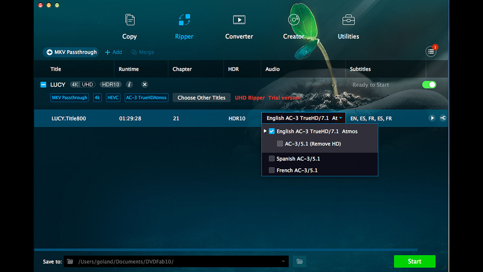 DVDFab UHD Ripper, Mac