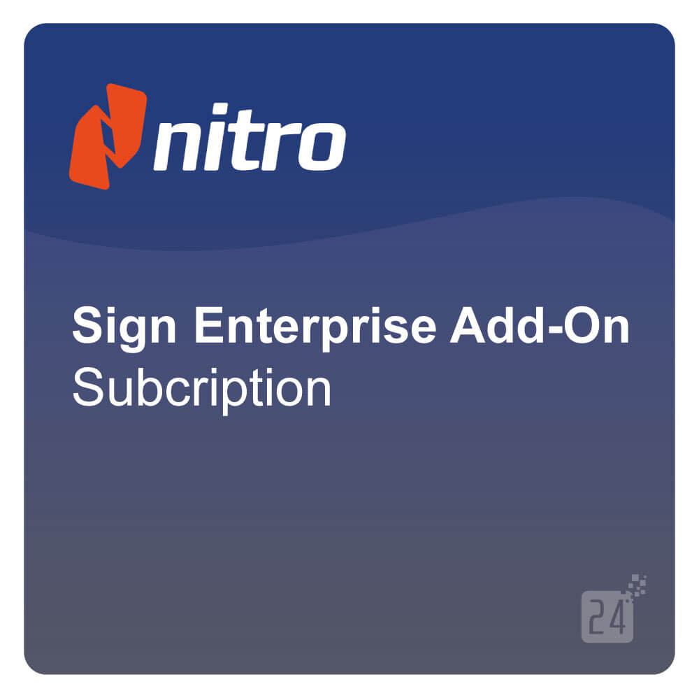 Nitro Sign Enterprise Add-On Subscription ML ESD