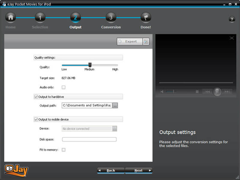eJay Pocket Movies für iPod