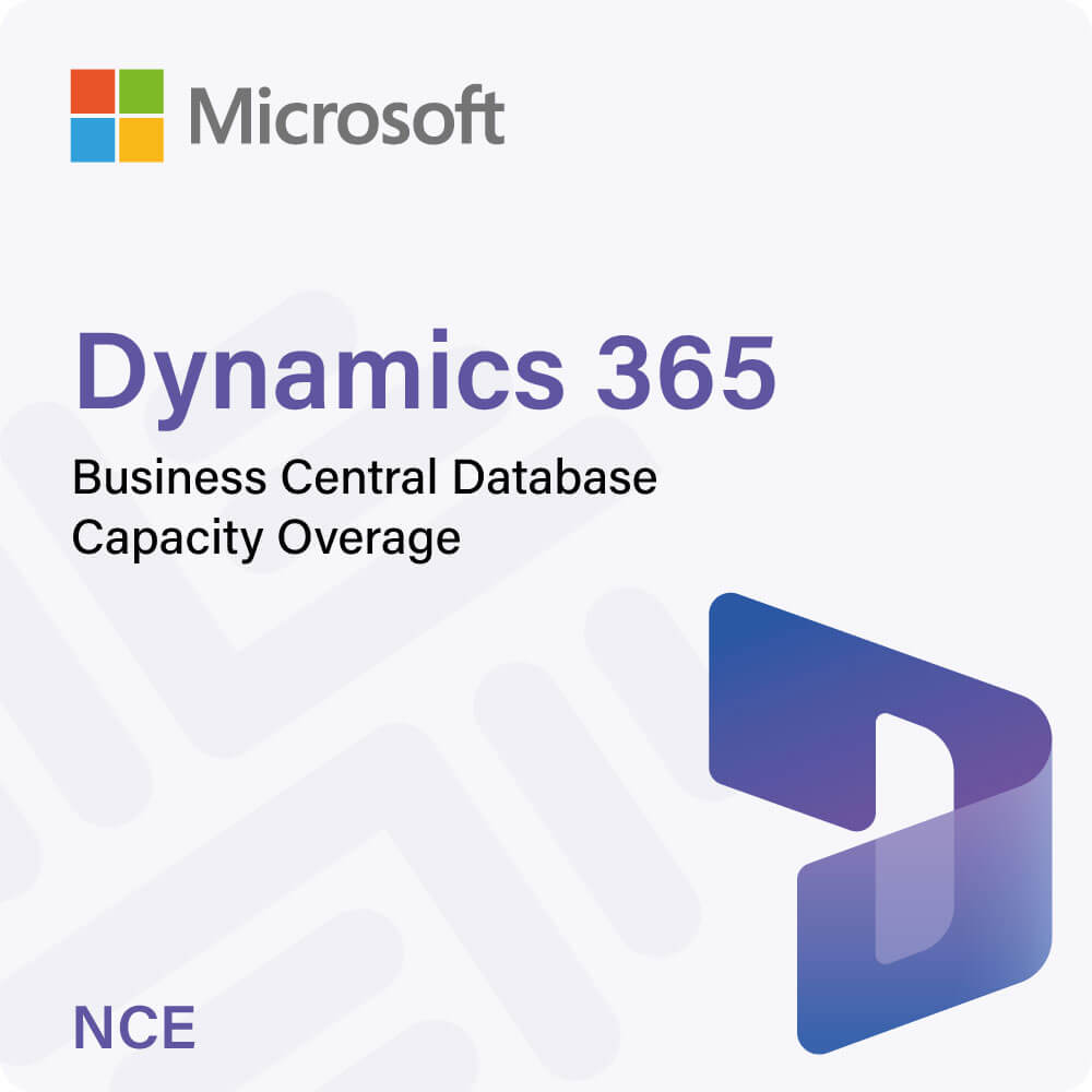 Dynamics 365 Business Central Database Capacity Overage (NCE)