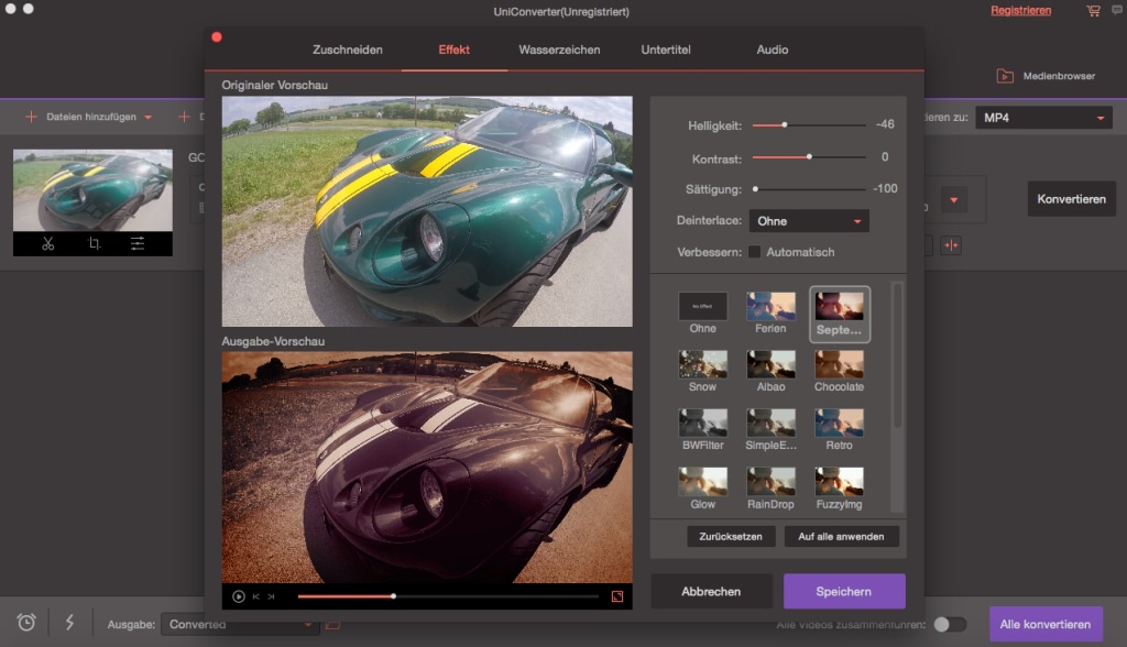 Wondershare UniConverter für Mac