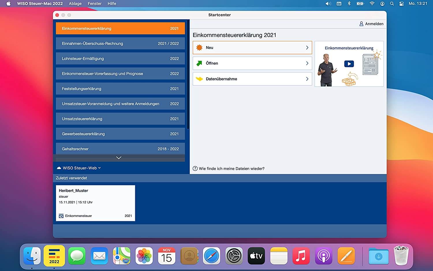 WISO steuer:Mac 2022